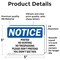 Signmission Posted No Hunting No Trespassing Please OSHA Notice Sign, Vinyl Decal, 5in W x 3.5in L, 2PK OS-2PACK-NS-D-35-L-17720 - alternate 2